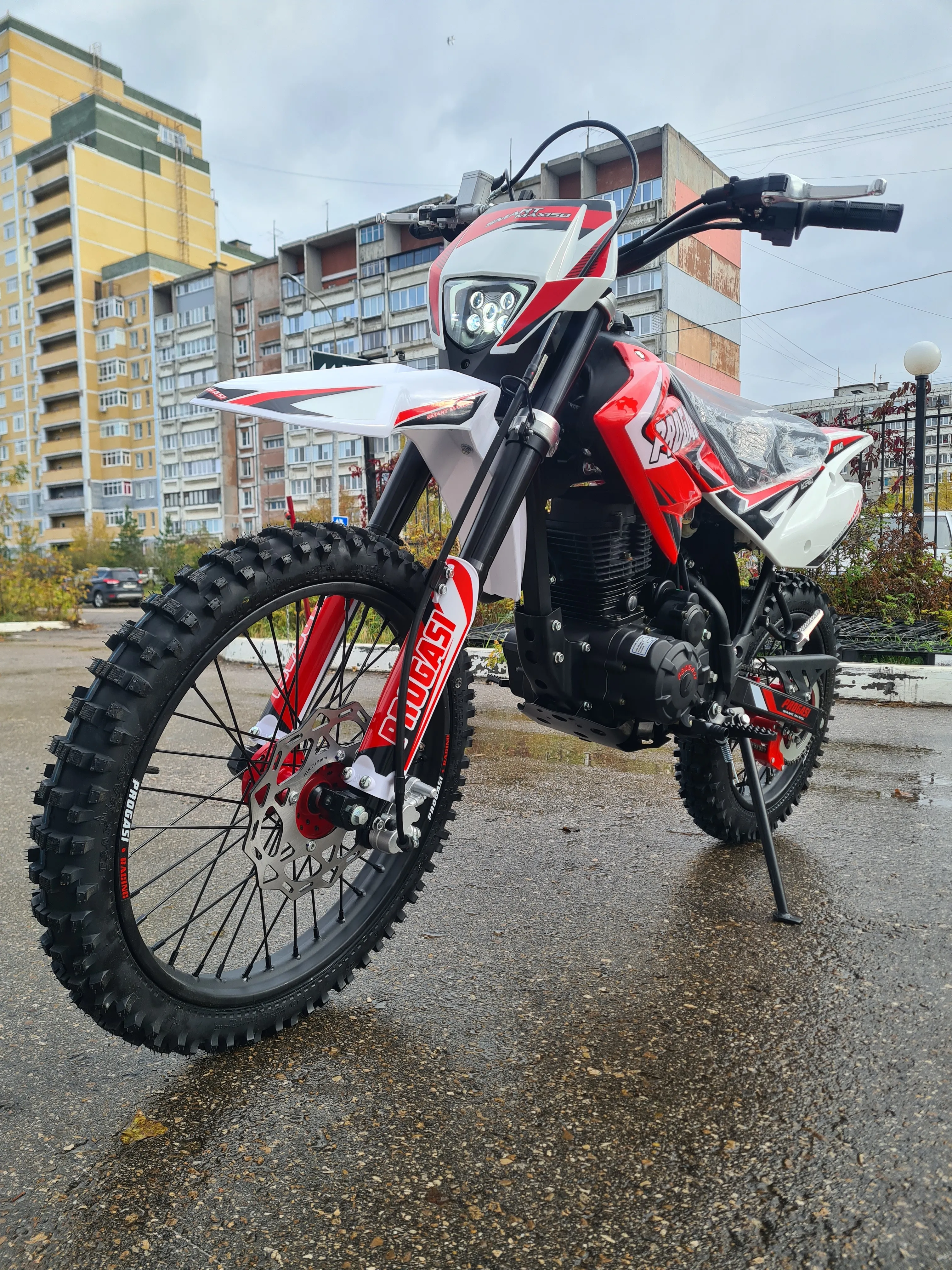 Эндуро кроссовый мотоцикл Progasi Max 150 красный