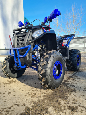 Детский бензиновый квадроцикл Motax Grizlik A125 черно-синий