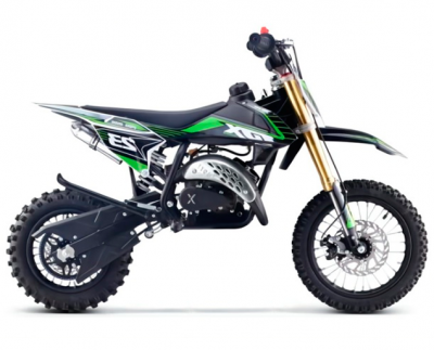 Питбайк Motax MiniCross 60 PS - 12/10 бело-зеленый