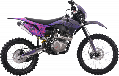 Эндуро кроссовый мотоцикл BSE Z2L 21/18 Split Purple