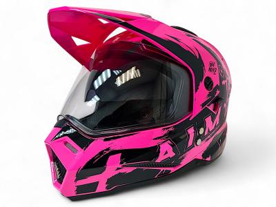 Детский шлем Aim JK802Y Pink Black