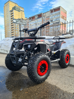 Детский бензиновый квадроцикл Motax Mini Grizlik X16 (ES,BW) красный камуфляж