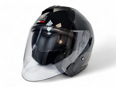 Кроссовый мотошлем Aim JK526 Black Glossy