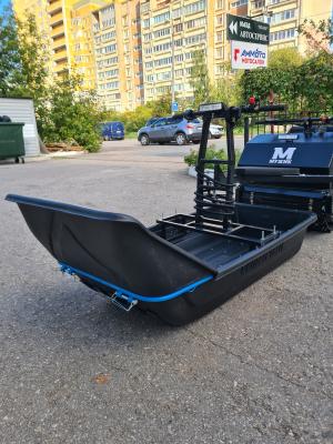Модуль толкач с санями для мотобуксировщика "Мужик M500"