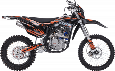 Эндуро кроссовый мотоцикл BSE Z7 (015) orange blast