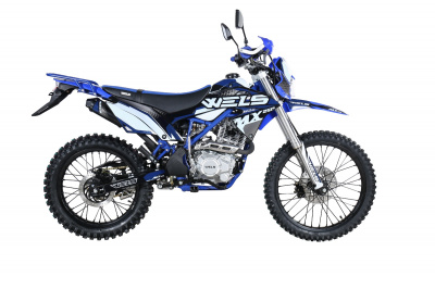 Эндуро кроссовый мотоцикл WELS MX250R3 синий