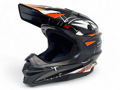 Кроссовый мотошлем Aim JK803S Orange/Black