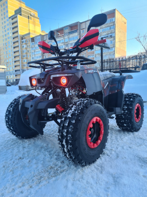 Детский бензиновый квадроцикл Motax ATV Grizlik Premium 125cc (AB) красный камуфляж