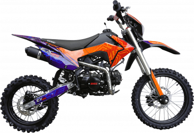 Питбайк BSE EX 125E (020) 14/12 blue orange ant