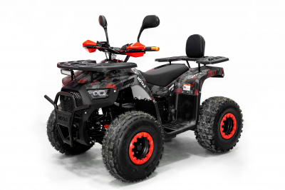 Детский электрический квадроцикл Motax Grizlik E1500 красный камуфляж
