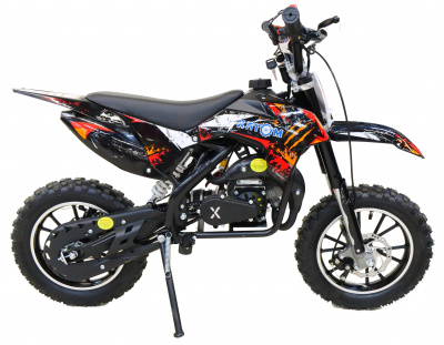 Питбайк Motax MiniCross 50 ES - 10/10 черно-красный