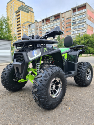 Детский бензиновый квадроцикл Gladiator G125 черно-зеленый