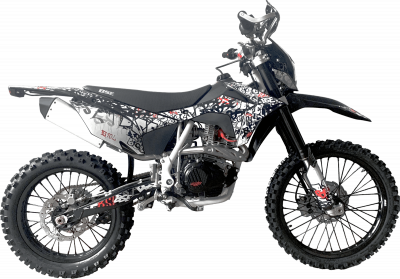 Эндуро кроссовый мотоцикл BSE Z10L (030) graffiti white