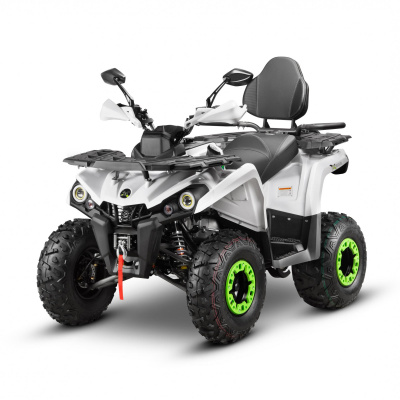 Бензиновый квадроцикл Mikilon Gladiator F200 Long Lux ПСМ белый