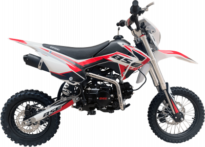 Питбайк BSE EX 125E (015) 17/14 красный