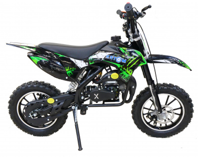 Питбайк Motax MiniCross 50 PS - 10/10 черно-зеленый
