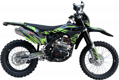 Эндуро кроссовый мотоцикл BSE Z5 (120) neon black