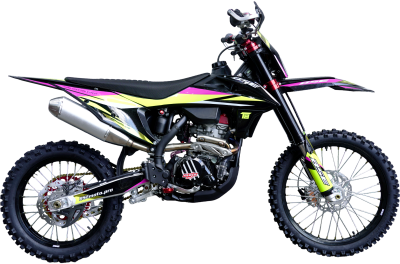 Эндуро кроссовый мотоцикл BSE T8 Sport neon storm