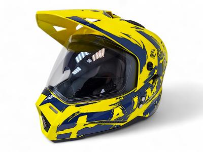 Детский шлем Aim JK802Y Yellow Blue