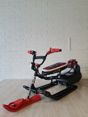 Детский бензиновый снегоход Snow Kids Lux 4T черный