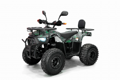 Детский электрический квадроцикл Motax Grizlik E1500 зеленый камуфляж
