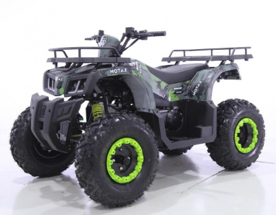 Бензиновый квадроцикл Motax ATV Grizlik T200 зеленый камуфляж