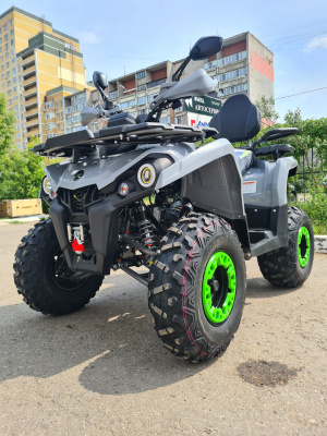 Бензиновый квадроцикл Mikilon Gladiator F200 Long Lux серый