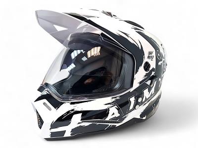 Детский шлем Aim JK802Y White Black
