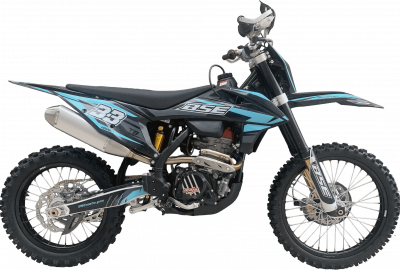 Эндуро кроссовый мотоцикл BSE T8 (015)  blue neon