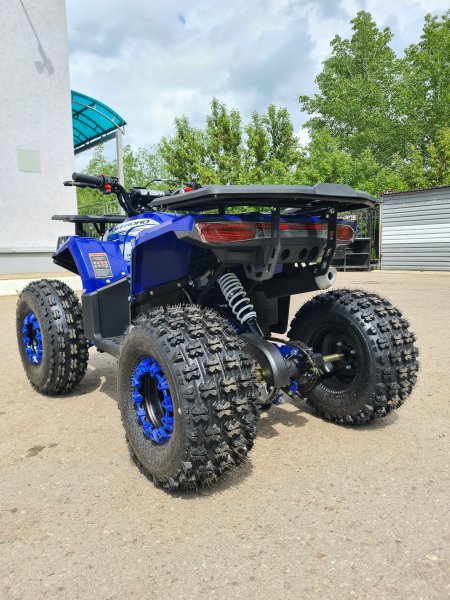 Детский бензиновый квадроцикл Wels Trail синий