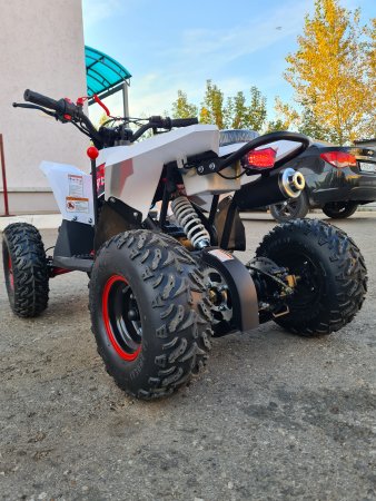 Детский бензиновый квадроцикл Motax Gekkon 90cc бело-красный