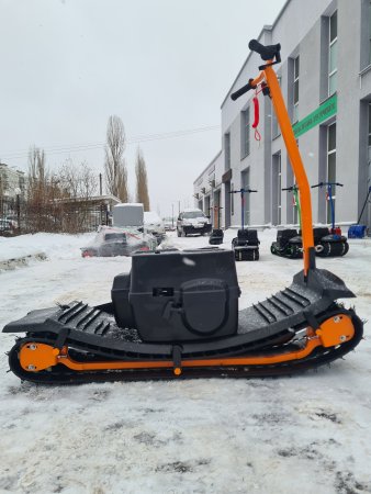 Мотосноуборд Sibmaster Pro оранжевый