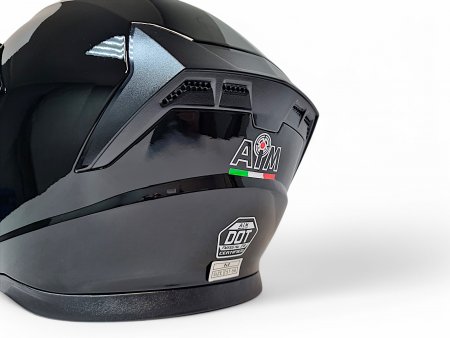 Шлем модуляр Aim JK906 Black Glossy