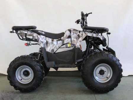 Детский электрический квадроцикл Green Camel Атакама T240 белый камуфляж