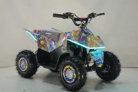 Детский электрический квадроцикл Тесла Киберквад ATV-2E 36V1000W мульти