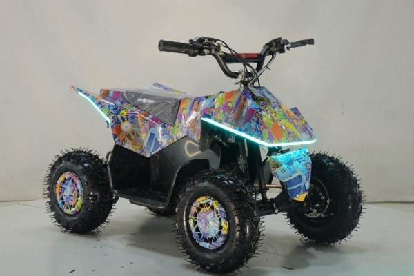 Детский электрический квадроцикл Тесла Киберквад ATV-2E 36V1000W мульти