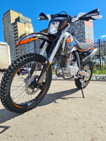 Эндуро кроссовый мотоцикл WELS PR300 оранжевый