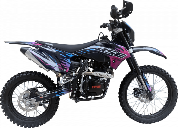 Эндуро кроссовый мотоцикл BSE Z1 (025) Hot Rod Blue