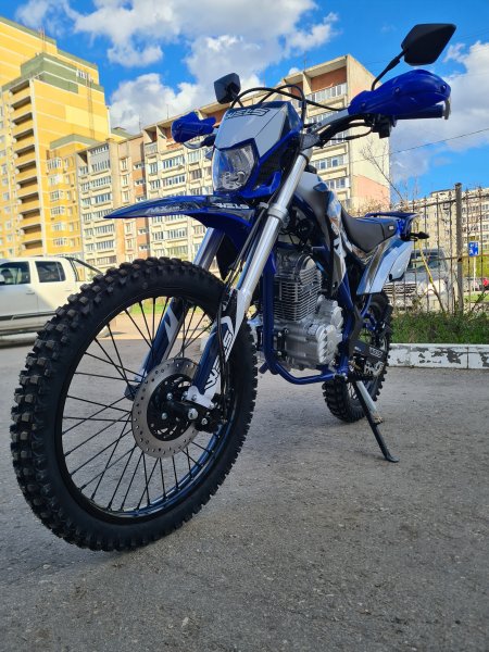 Эндуро кроссовый мотоцикл WELS MX250R3 синий