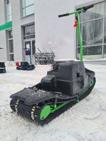 Мотосноуборд Sibmaster Drive зеленый