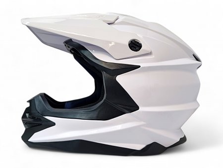 Кроссовый мотошлем AiM JK803 White Glossy
