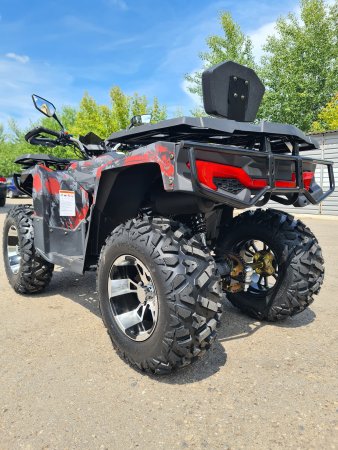 Бензиновый квадроцикл Motax Grizlik 300 красный камуфляж