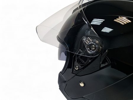 Кроссовый мотошлем Aim JK526 Black Glossy