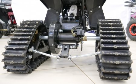 Детский электрический снегоход-квадроцикл Motax Gekkon Snow 1300W черно-синий