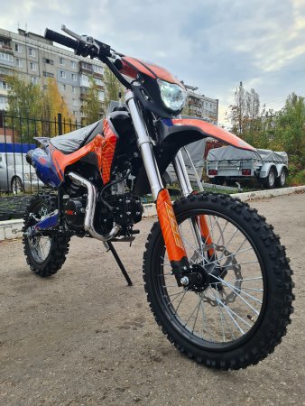 Питбайк BSE EX 125E (020) 17/14 Blue Orange Ant