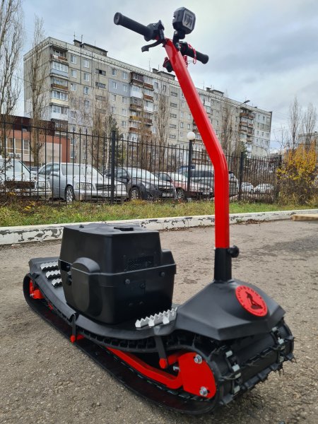 Мотосноуборд Sibmaster Pro + красный