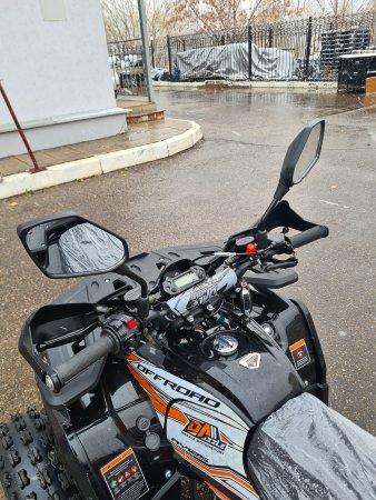 Детский бензиновый квадроцикл Dazzle ATV125 Lux черный