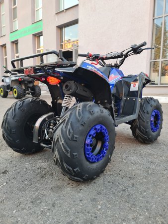 Детский бензиновый квадроцикл Motax GRIZLIK A110 черно-синий