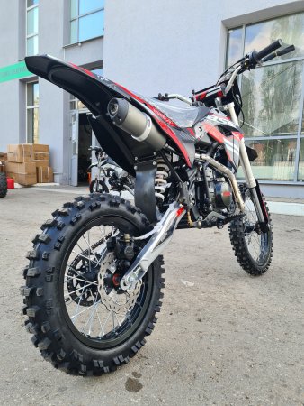 Питбайк BSE PH 125E AK47 17/14 красный