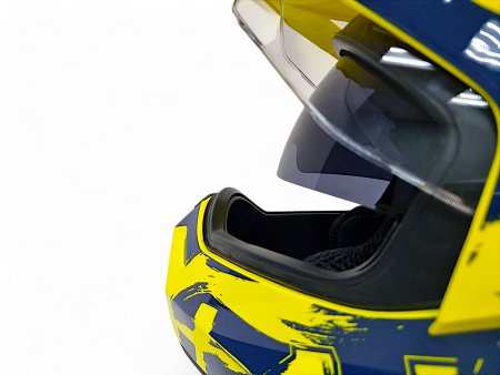 Детский шлем Aim JK802Y Yellow Blue